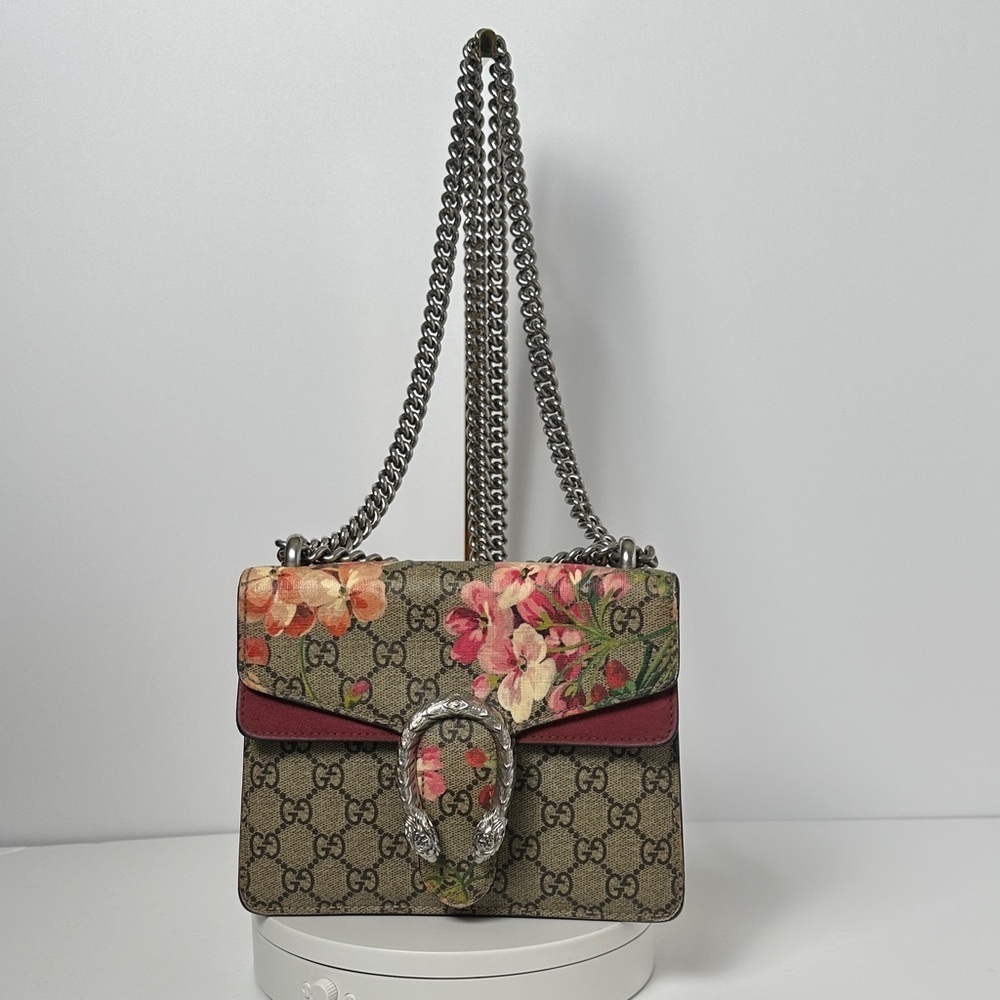 Gucci Dionysus GG Blooms Super Mini Shoulder Crossbody Bag - Picture 3 of 15